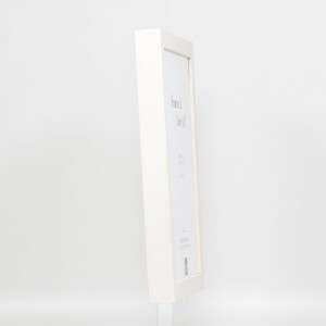 Efecto Marco de madera Perfil 55 blanco 50x100 cm Vidrio Museo