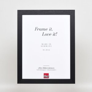 Marco de madera Effect Profile 55 negro 10,5x14,8 cm cristal de museo