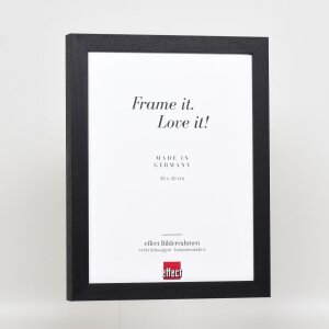 Marco de madera Effect Profile 55 negro 10,5x14,8 cm cristal de museo