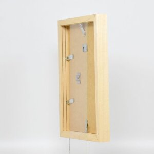 Efecto marco de madera perfil 55 nature 10,5x14,8 cm cristal de museo