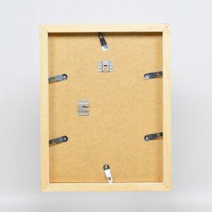 Efecto marco de madera perfil 55 nature 10,5x14,8 cm cristal de museo