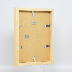 Efecto marco de madera perfil 55 nature 10,5x14,8 cm cristal de museo