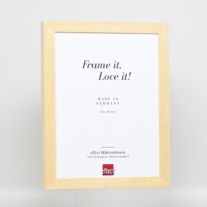 Efecto marco de madera perfil 55 nature 10,5x14,8 cm cristal de museo