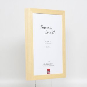 Efecto marco de madera perfil 55 nature 10,5x14,8 cm cristal de museo