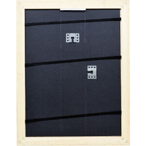 Marco de fotos de madera Effect 0649-1827-05 Profil 64 blanco 18x27 cm con cristal de museo