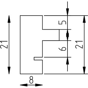 Marco de fotos de madera Effect Profil 69 dorado 27x48 cm con cristal de museo