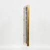 Efecto marco de madera perfil 85 oro 18x32 cm cristal de museo