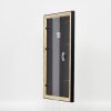 Efecto marco de madera perfil 85 negro 59,4x84,1 cm cristal de museo