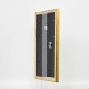 Efecto marco de madera perfil 85 oro 10,5x14,8 cm cristal de museo