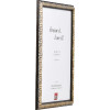 Marco de fotos de madera Effect Profil 86 Barroco 35x50 cm negro-plata con vidrio museo