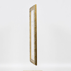 Efecto marco de madera perfil 94 oro 28x35 cm cristal de museo