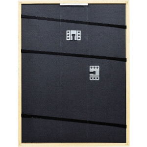 Marco de fotos de madera Profil Top S blanco 30x40 cm con vidrio de museo