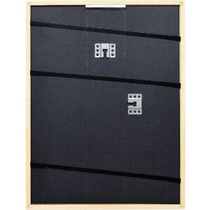 Marco de fotos de madera Profil Top S blanco 14,8x21 cm con cristal de museo