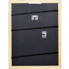 Marco de fotos de madera Profil Top Pro negro 18x27 cm con vidrio museo