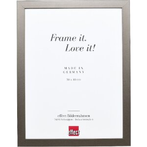 Marco de fotos Effect Profil Top Pro Platin 60x60 cm con...