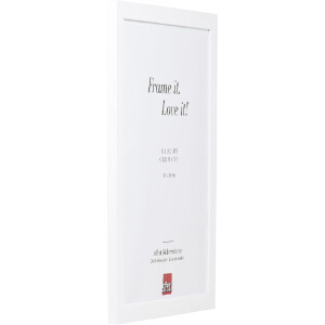 Marco de fotos de madera Profil Top Pro blanco 70x100 cm con vidrio de museo