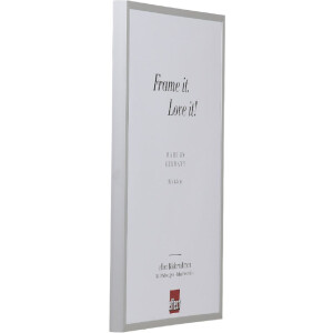 Marco de fotos Effect A1 Brandschutzrahmen Alu Serie 2 Plata 20x20 cm con vidrio de museo