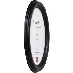 Marco de fotos ovalado Effect HB 7x9 cm negro