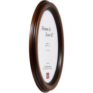 Marco de fotos ovalado Effect HB 20x28 cm color nuez