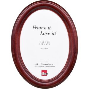 Marco de fotos ovalado Effect HB 50x60 cm tono mahogani