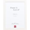 Efffect Marco de madera Perfil 55 Jersey Marco 60x90 cm blanco cristal transparente