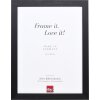 Efffect marco de madera perfil 55 jersey marco 70x100 cm negro cristal transparente