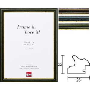 Espejo de pared Effect Wood Profile 21 de 9x13 cm a 50x70 cm
