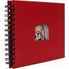 Álbum espiral HNFD BULDANA rojo 23x17 cm 40 páginas negras