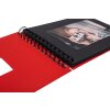 Álbum espiral HNFD BULDANA rojo 23x17 cm 40 páginas negras