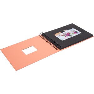 Álbum espiral HNFD BULDANA coral 23x17 cm 40 páginas negras