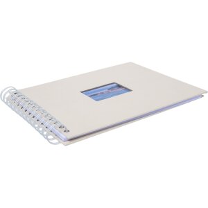Álbum espiral HNFD BULDANA gamuza 23x17 cm 40 páginas blancas