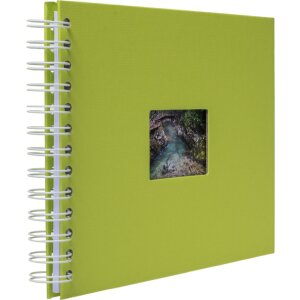 HNFD Álbum espiral BULDANA mayo verde 23x17 cm 40 páginas blancas