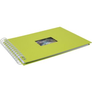 HNFD Álbum espiral BULDANA mayo verde 23x17 cm 40 páginas blancas