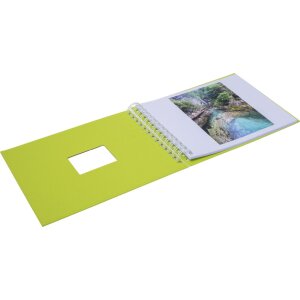HNFD Álbum espiral BULDANA mayo verde 23x17 cm 40 páginas blancas