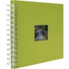 HNFD Álbum espiral BULDANA mayo verde 23x17 cm 40 páginas blancas