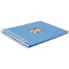 Álbum espiral HNFD BULDANA azul oscuro 23x17 cm 40 páginas blancas