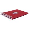 HNFD Álbum espiral BULDANA rojo 23x17 cm 40 páginas blancas