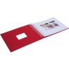 HNFD Álbum espiral BULDANA rojo 23x17 cm 40 páginas blancas