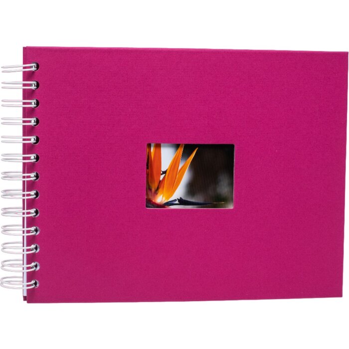 Álbum espiral HNFD BULDANA amarena 23x17 cm 40 páginas blancas