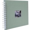 Álbum espiral HNFD BULDANA eucalipto 23x17 cm 40 páginas blancas