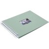 Álbum espiral HNFD BULDANA eucalipto 23x17 cm 40 páginas blancas