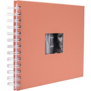 Álbum espiral HNFD BULDANA coral 23x17 cm 40 páginas blancas