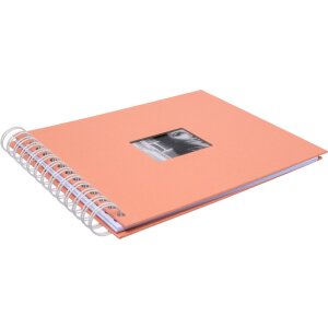 Álbum espiral HNFD BULDANA coral 23x17 cm 40 páginas blancas