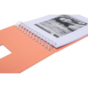 Álbum espiral HNFD BULDANA coral 23x17 cm 40 páginas blancas
