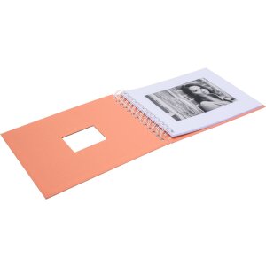 Álbum espiral HNFD BULDANA coral 23x17 cm 40 páginas blancas