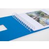 HNFD Álbum espiral BULDANA acero azul 23x17 cm 40 páginas blancas