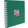 HNFD Álbum espiral BULDANA abeto verde 23x17 cm 40 páginas blancas