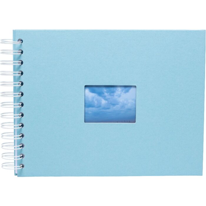 HNFD Álbum espiral BULDANA aqua 23x17 cm 40 páginas blancas