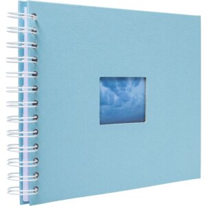 HNFD Álbum espiral BULDANA aqua 23x17 cm 40 páginas blancas