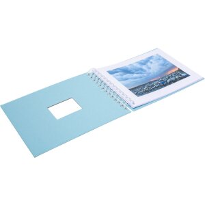 HNFD Álbum espiral BULDANA aqua 23x17 cm 40 páginas blancas